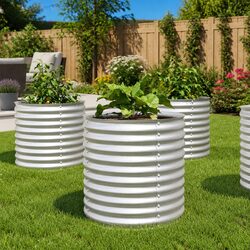 Specifications for 80x80x81 cm Galvanised Steel Planter