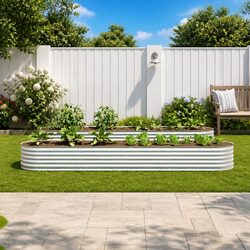 Specifications for Galvanised Steel Garden Bed 400x80x44 cm