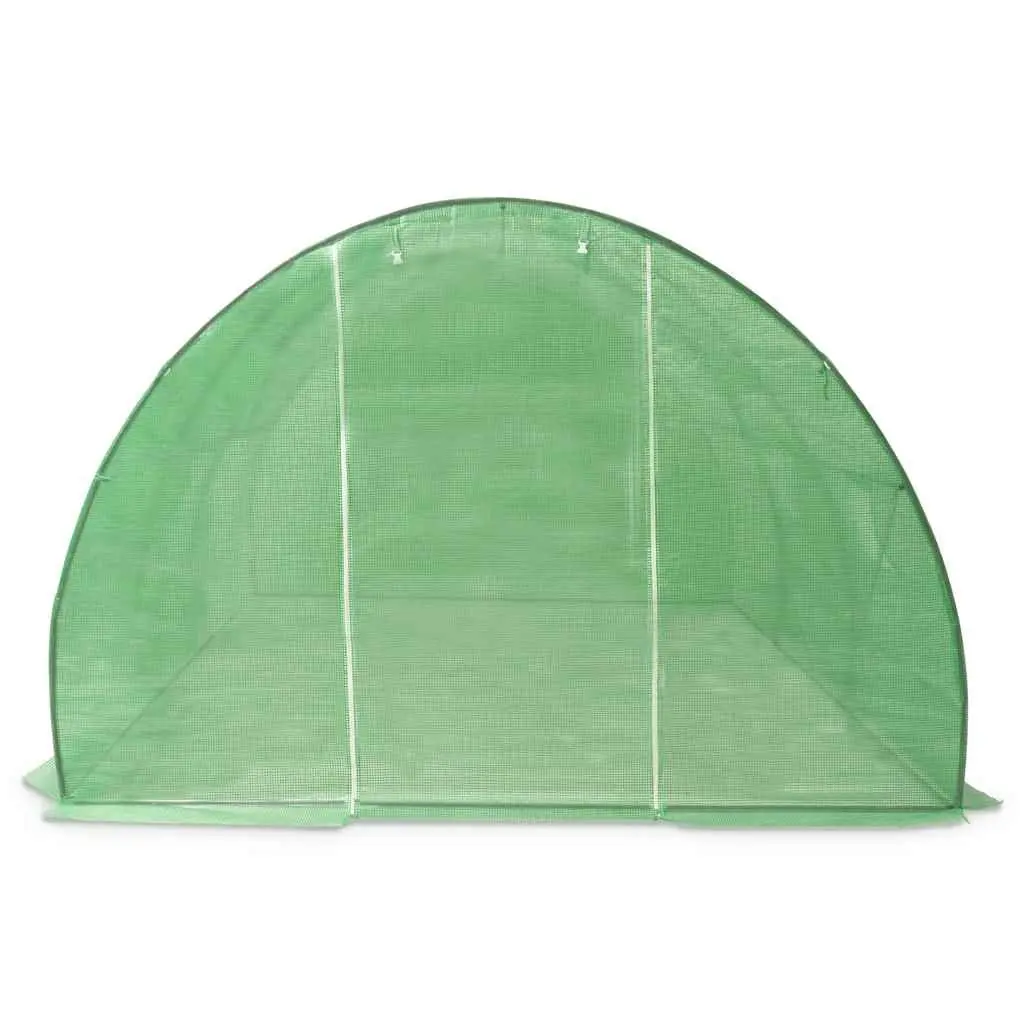 Greenhouse 13.5m² Garden Plant House Green Mesh Fabric Steel Frame Ventilation