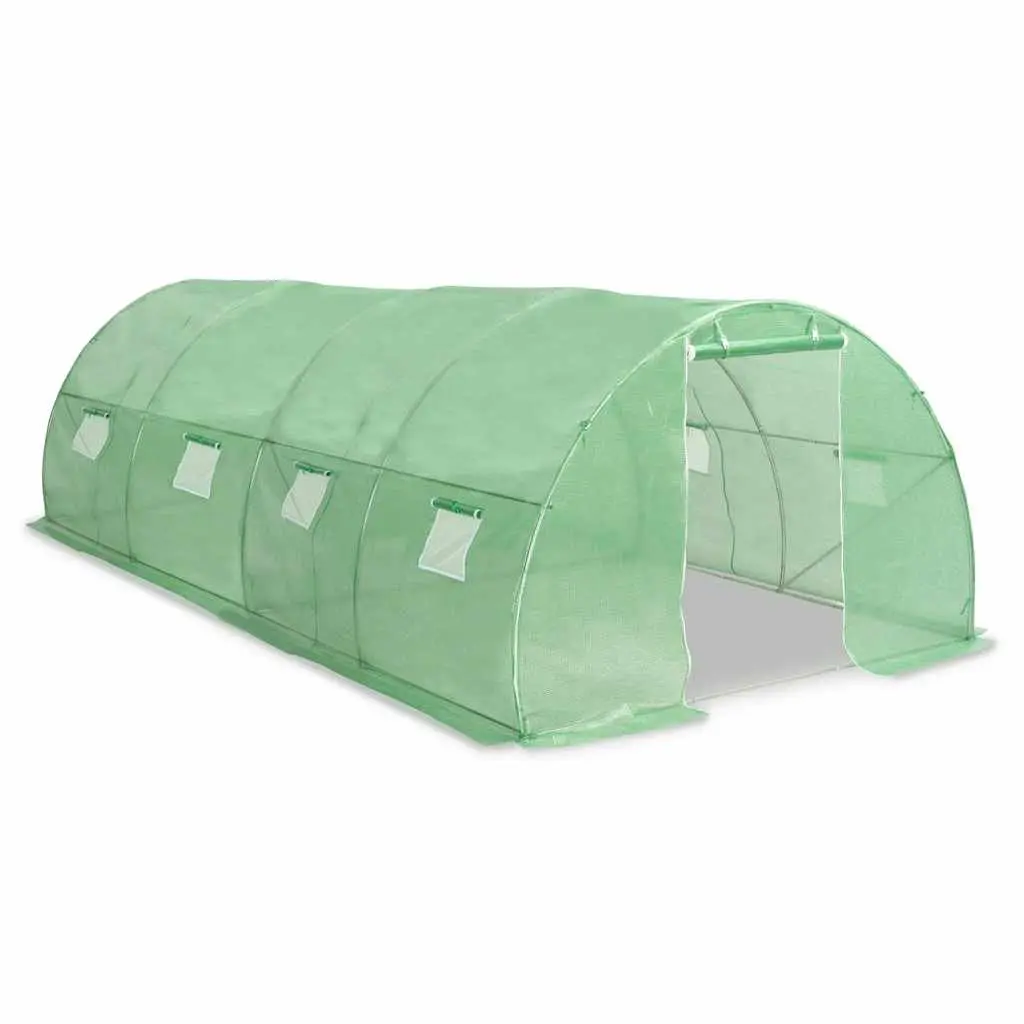 18 m² Greenhouse with Steel Frame