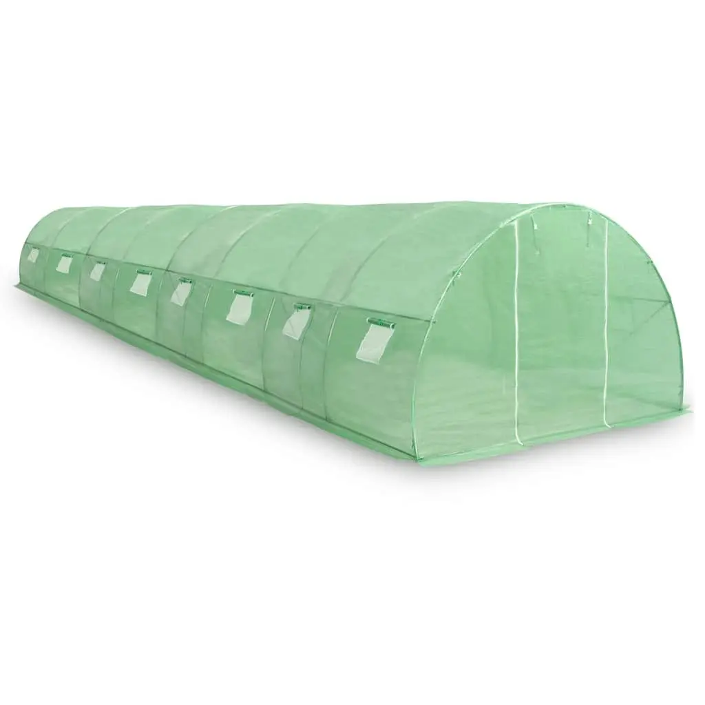 Greenhouse for Garden 36 m² Galvanised Steel Frame PE Mesh with Windows