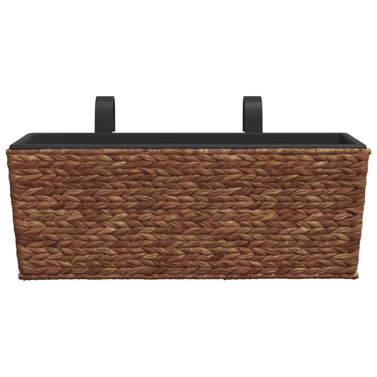 Water Hyacinth Planters 2 Pcs Brown Indoor Plant Pots Removable Containers Set