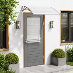120x100 cm Grey Polycarbonate Door Canopy Specifications