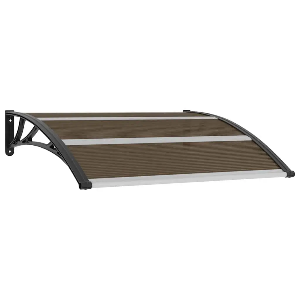 Door Canopy Outdoor 120x100cm Polycarbonate Shelter