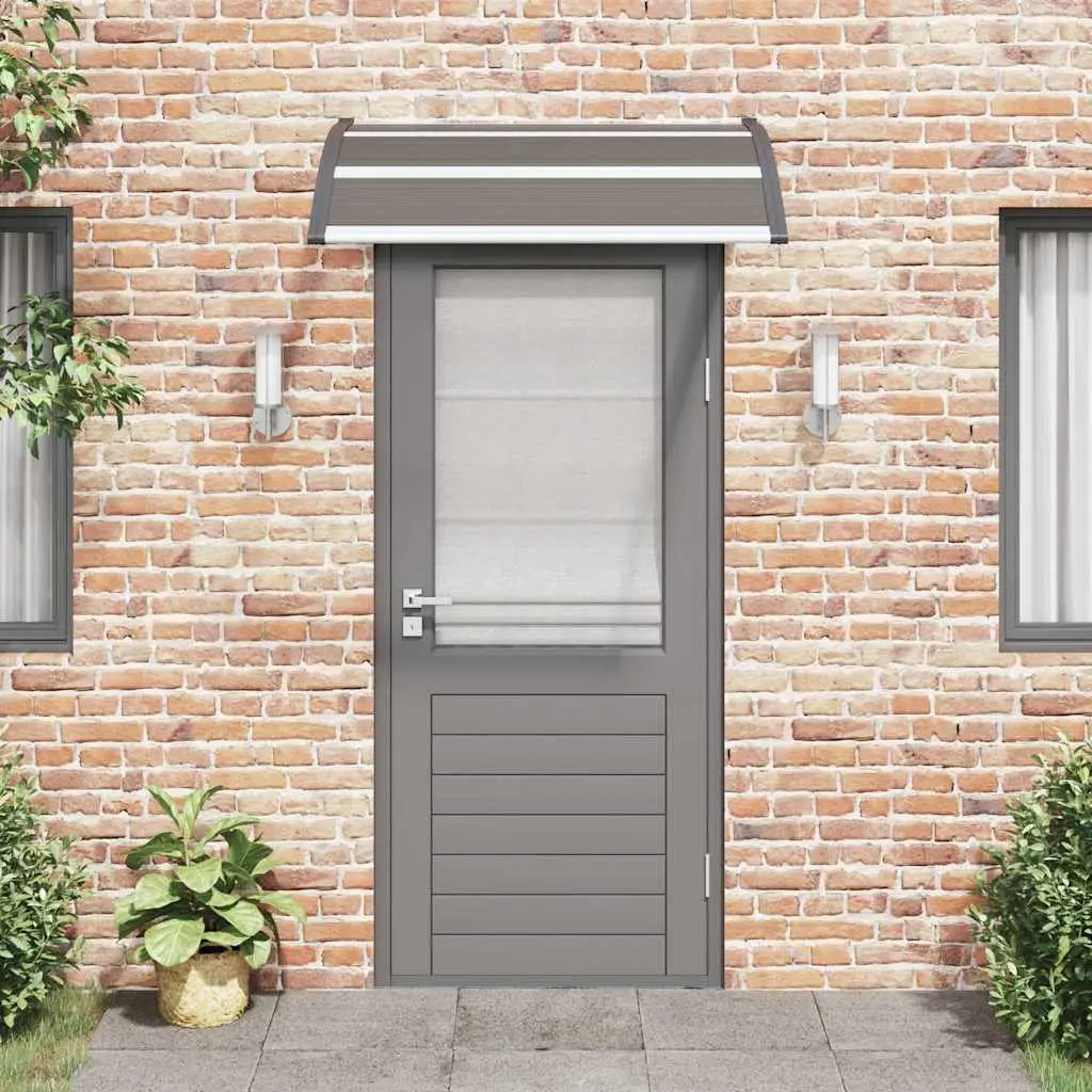 Door Canopy Outdoor 120x100cm Polycarbonate Shelter
