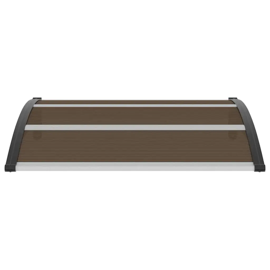 Door Canopy Outdoor 120x100cm Polycarbonate Shelter