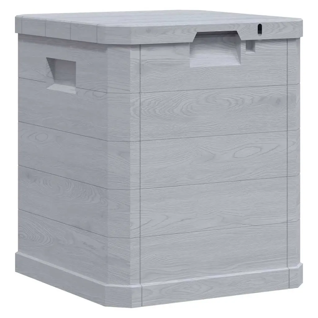 Grey Plastic Storage Box with 90L Capacity