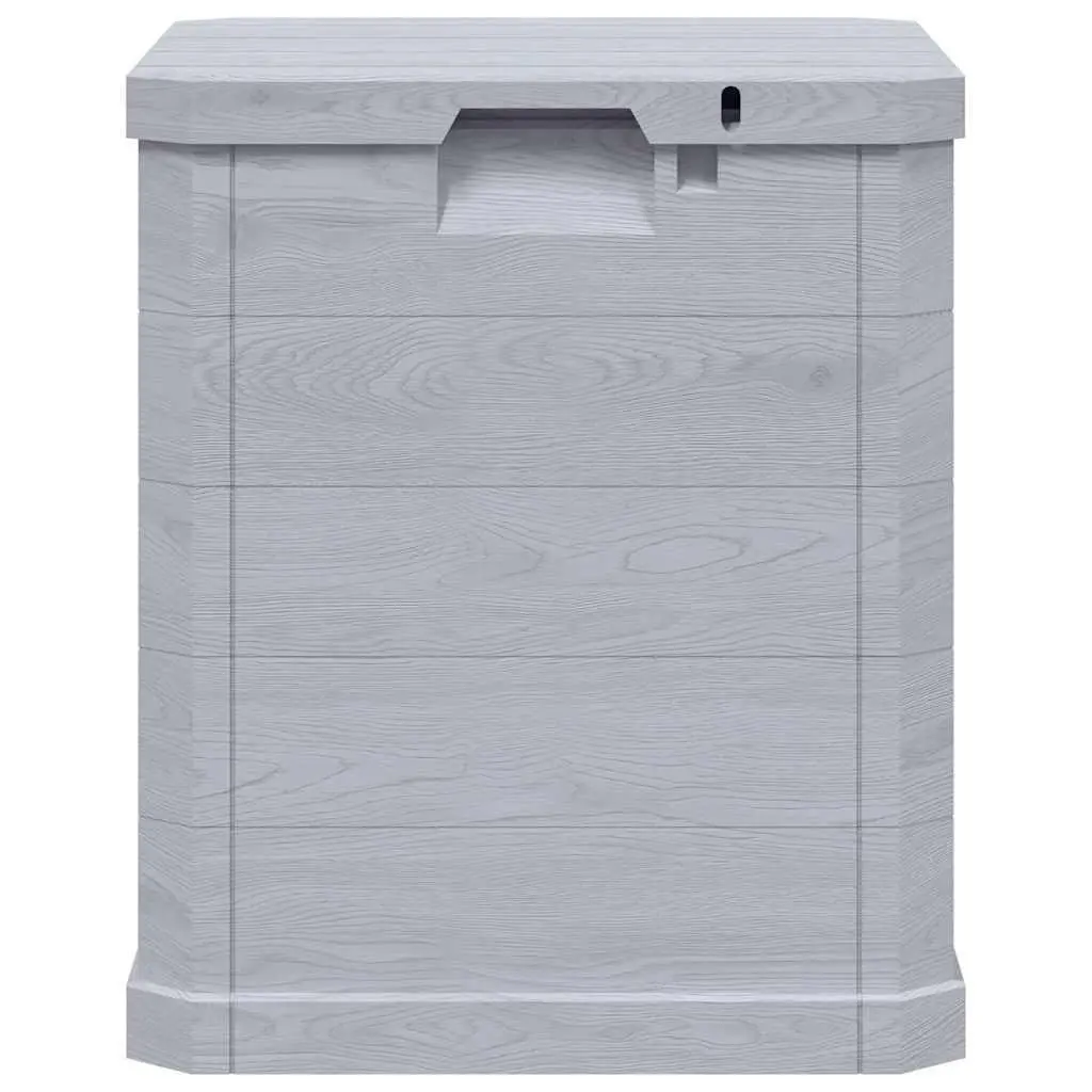 Grey Plastic Storage Box with 90L Capacity