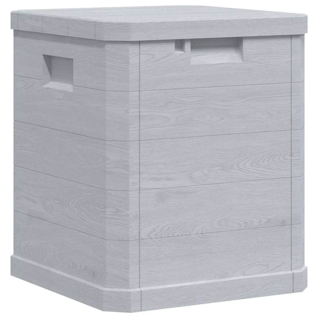 Grey Plastic Storage Box with 90L Capacity