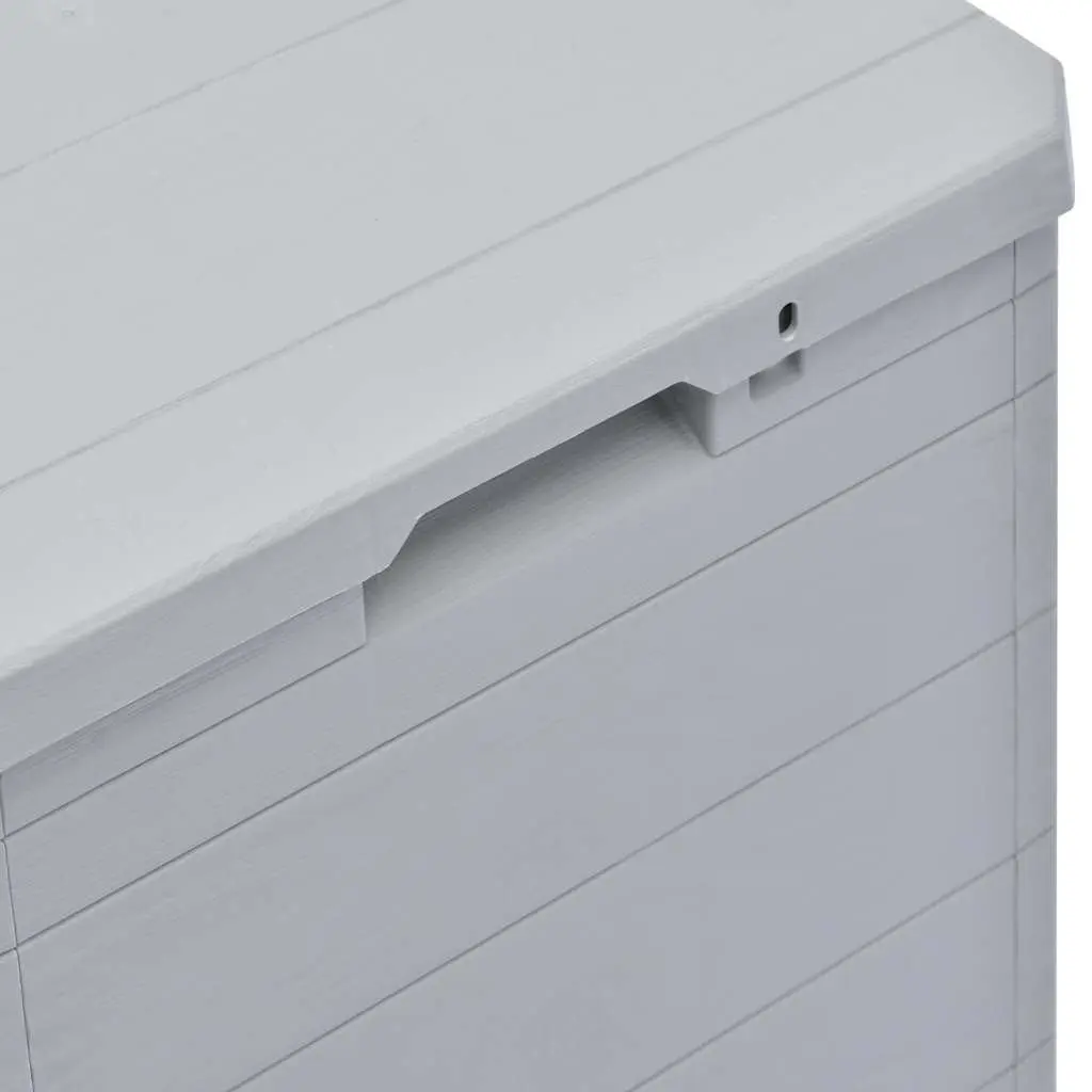 Grey Plastic Storage Box with 90L Capacity