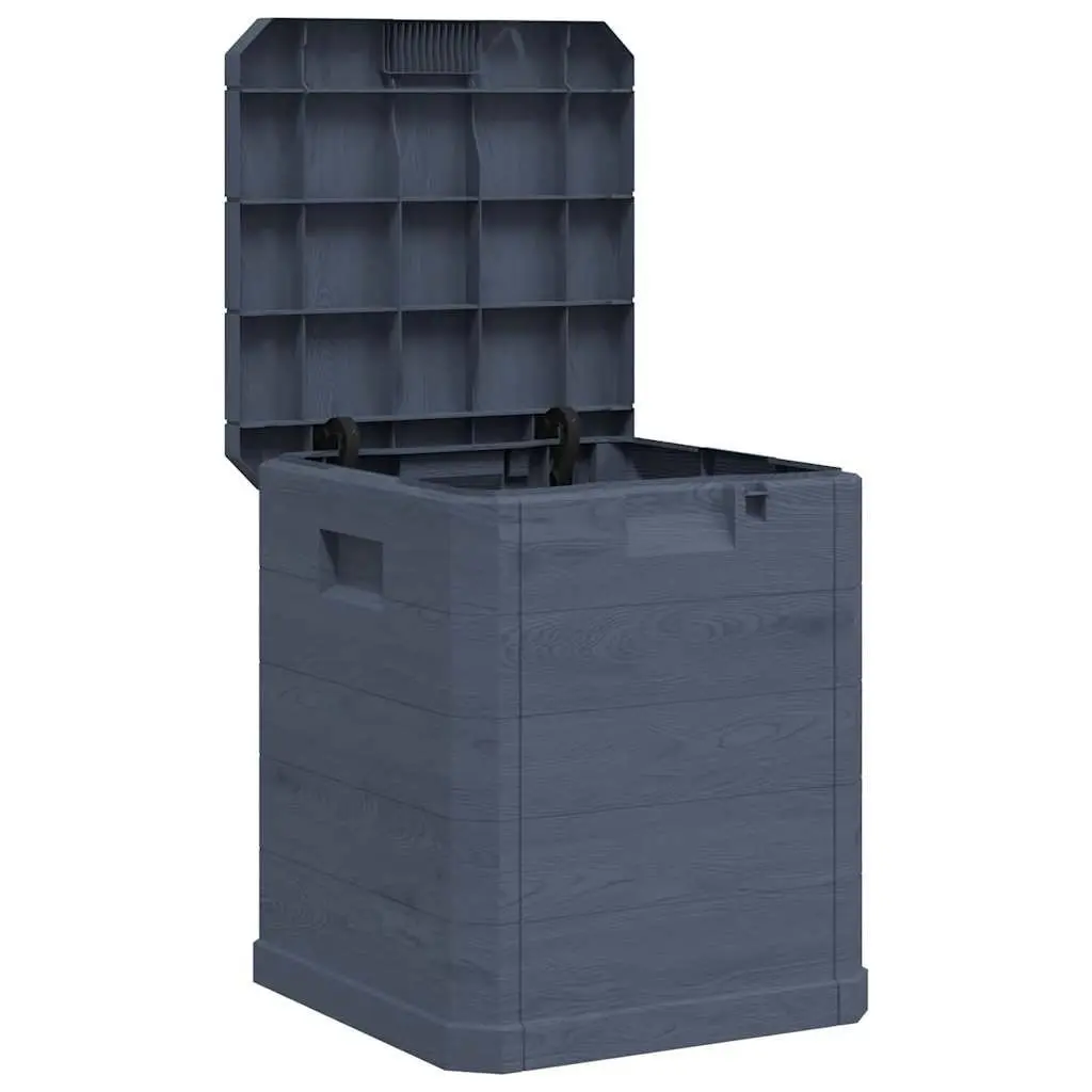 90L Weather-Resistant Anthracite Garden Storage Box