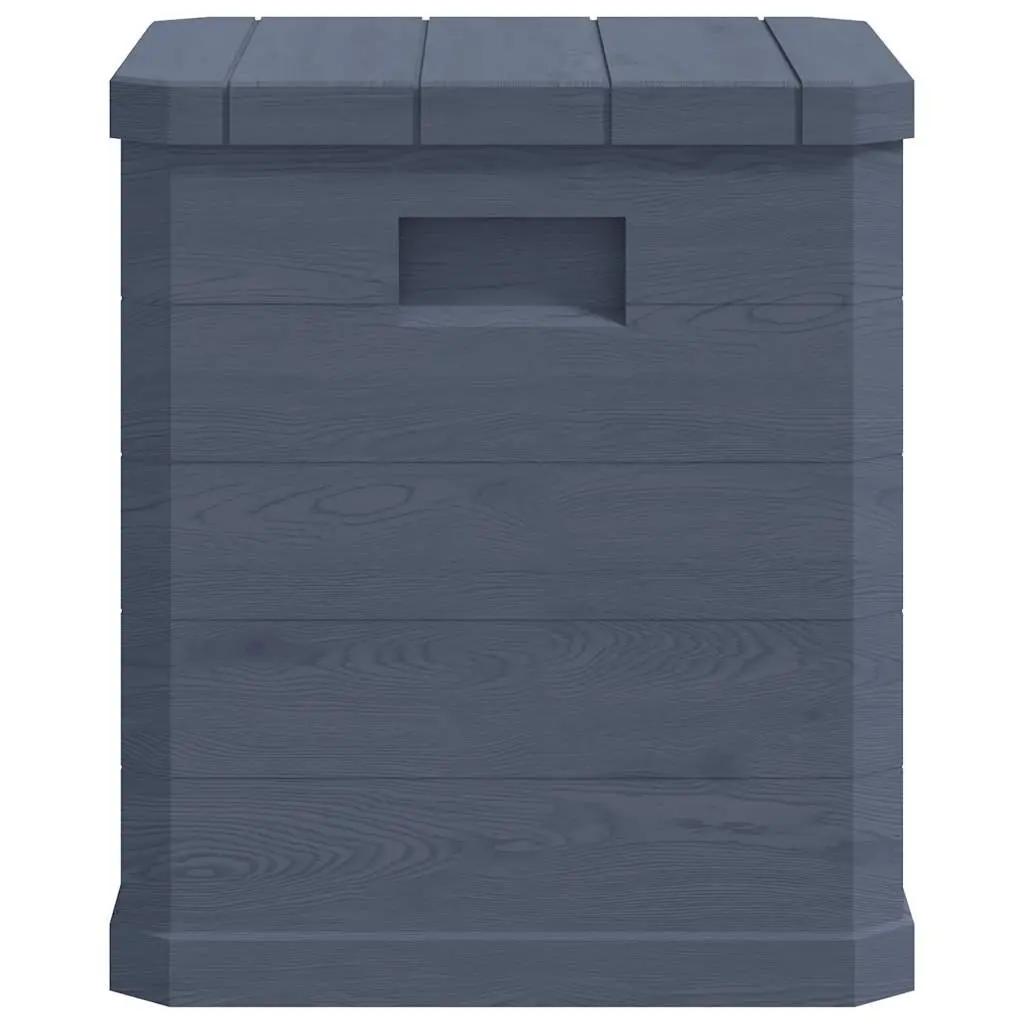 90L Weather-Resistant Anthracite Garden Storage Box