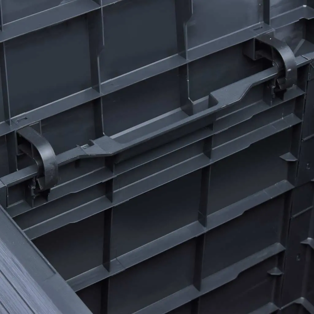 90L Weather-Resistant Anthracite Garden Storage Box
