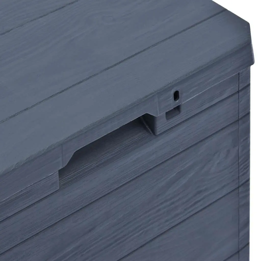 90L Weather-Resistant Anthracite Garden Storage Box