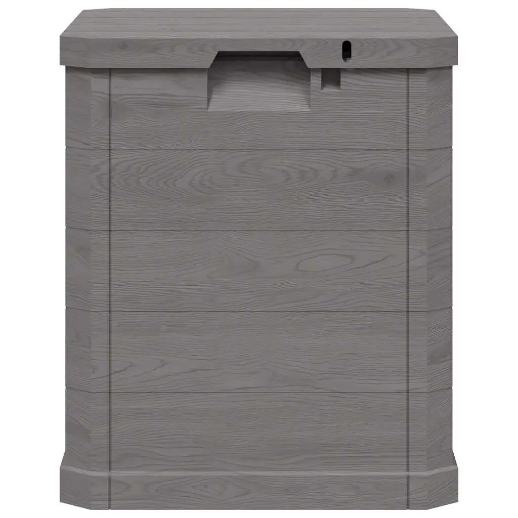 90L Garden Storage Box with Wooden Texture Finish