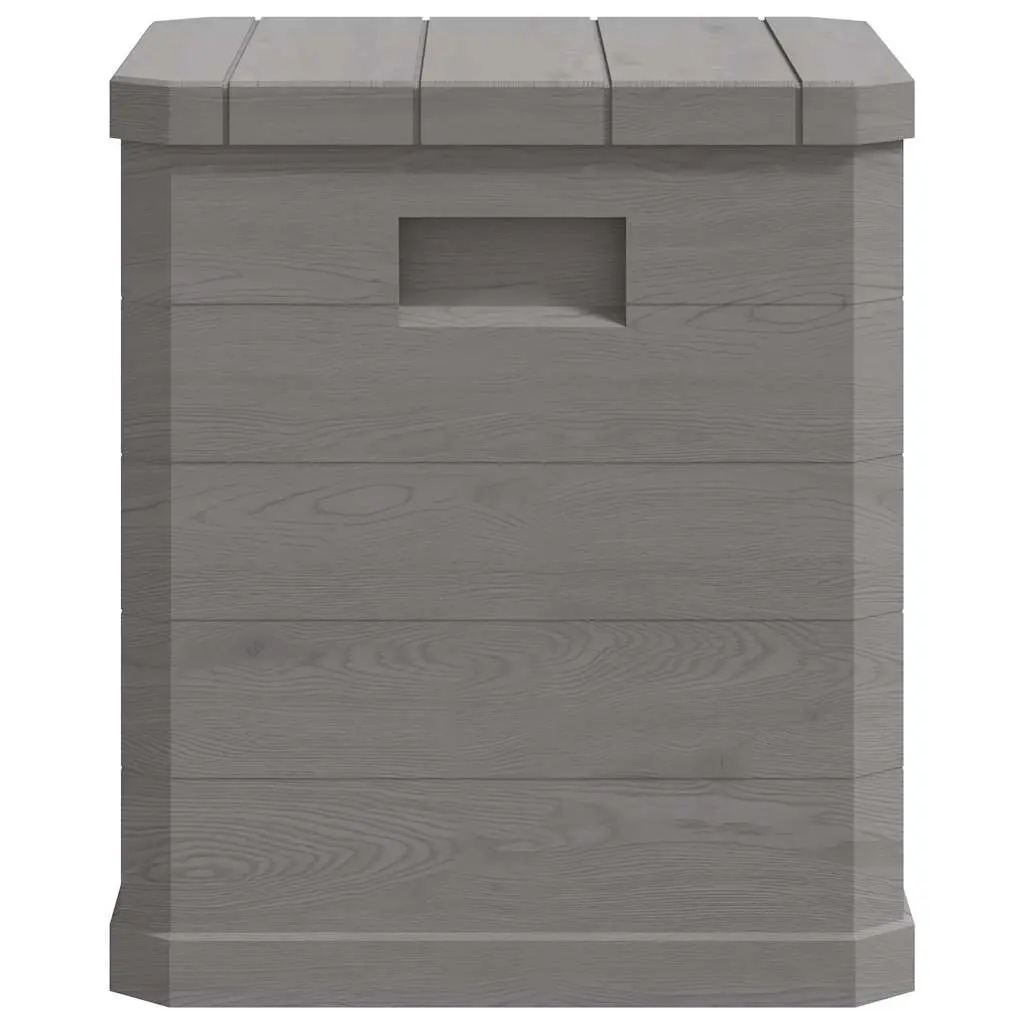 90L Garden Storage Box with Wooden Texture Finish