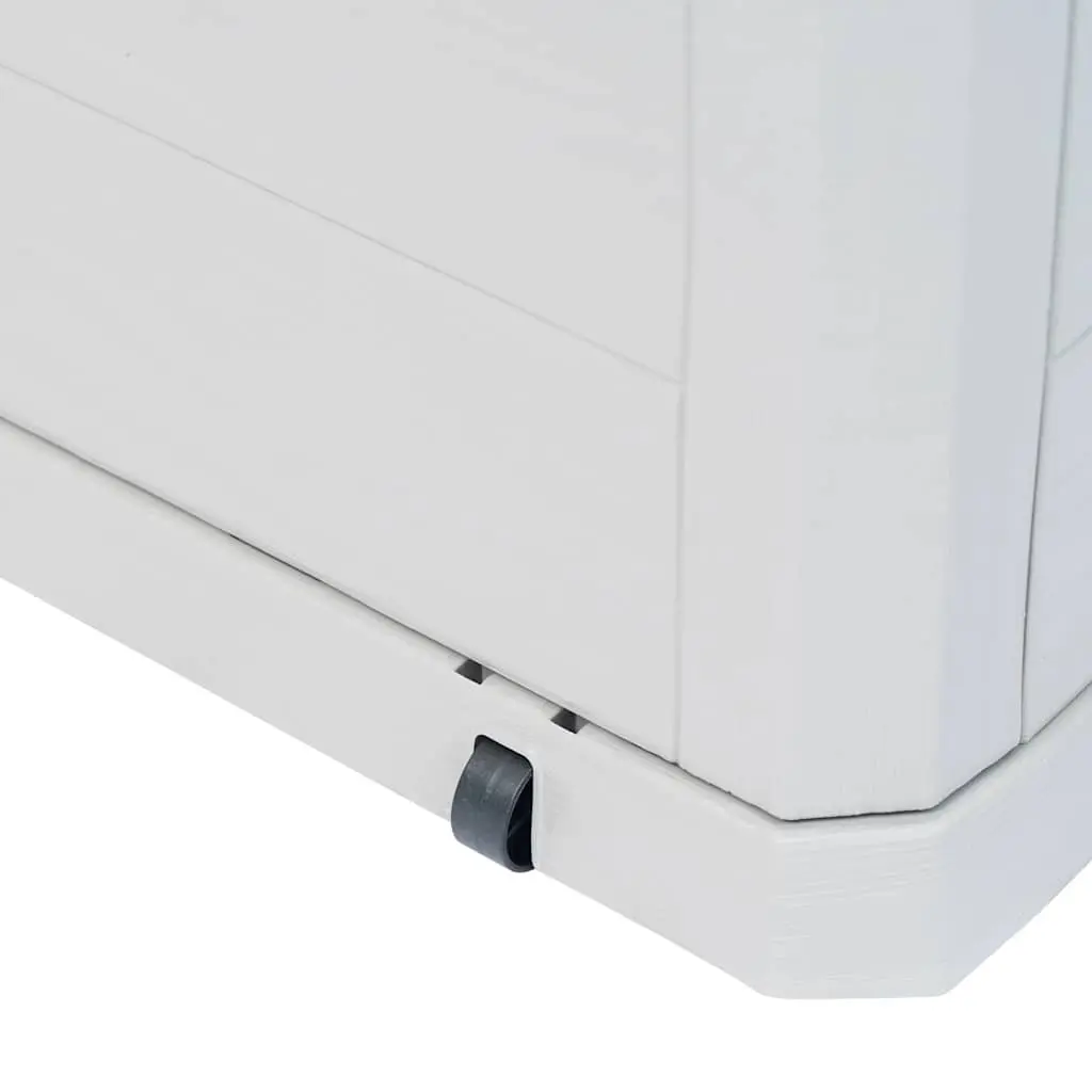 Garden Storage Box Outdoor Container 280L Grey Plastic Weatherproof