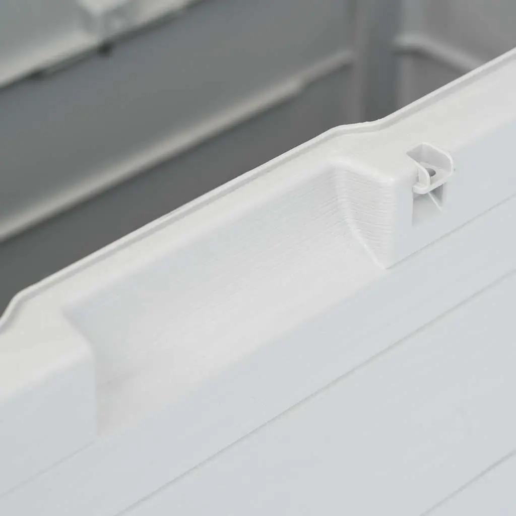 Garden Storage Box Outdoor Container 280L Grey Plastic Weatherproof
