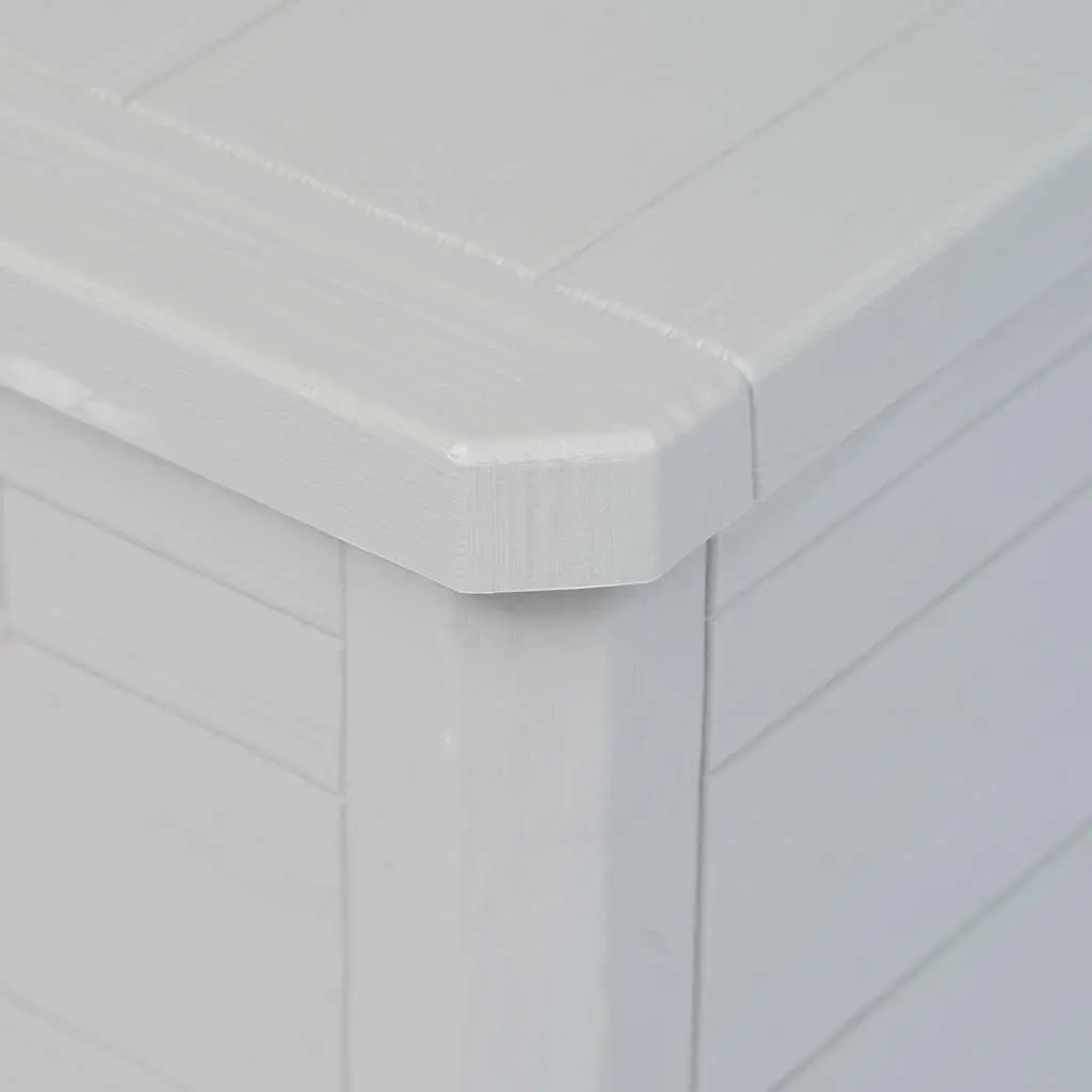 Garden Storage Box Outdoor Container 280L Grey Plastic Weatherproof
