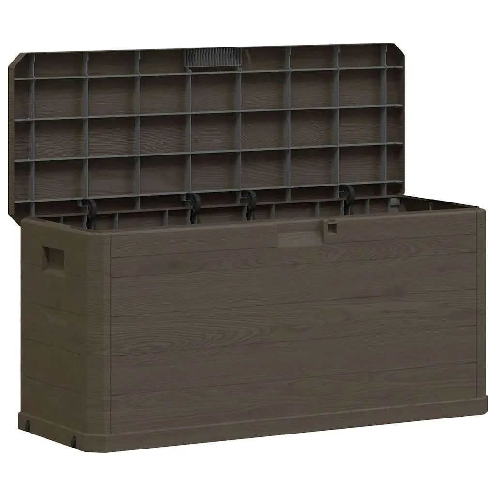 Storage Box Outdoor Use 280L Brown