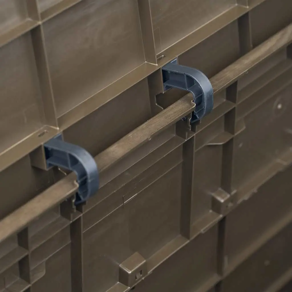 Storage Box Outdoor Use 280L Brown