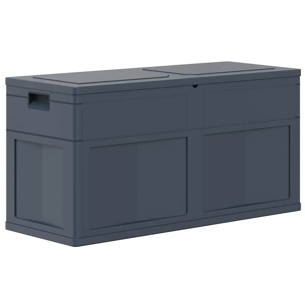 Outdoor Storage Box 320L Black Garden Patio Shed Tool Cushion Storage