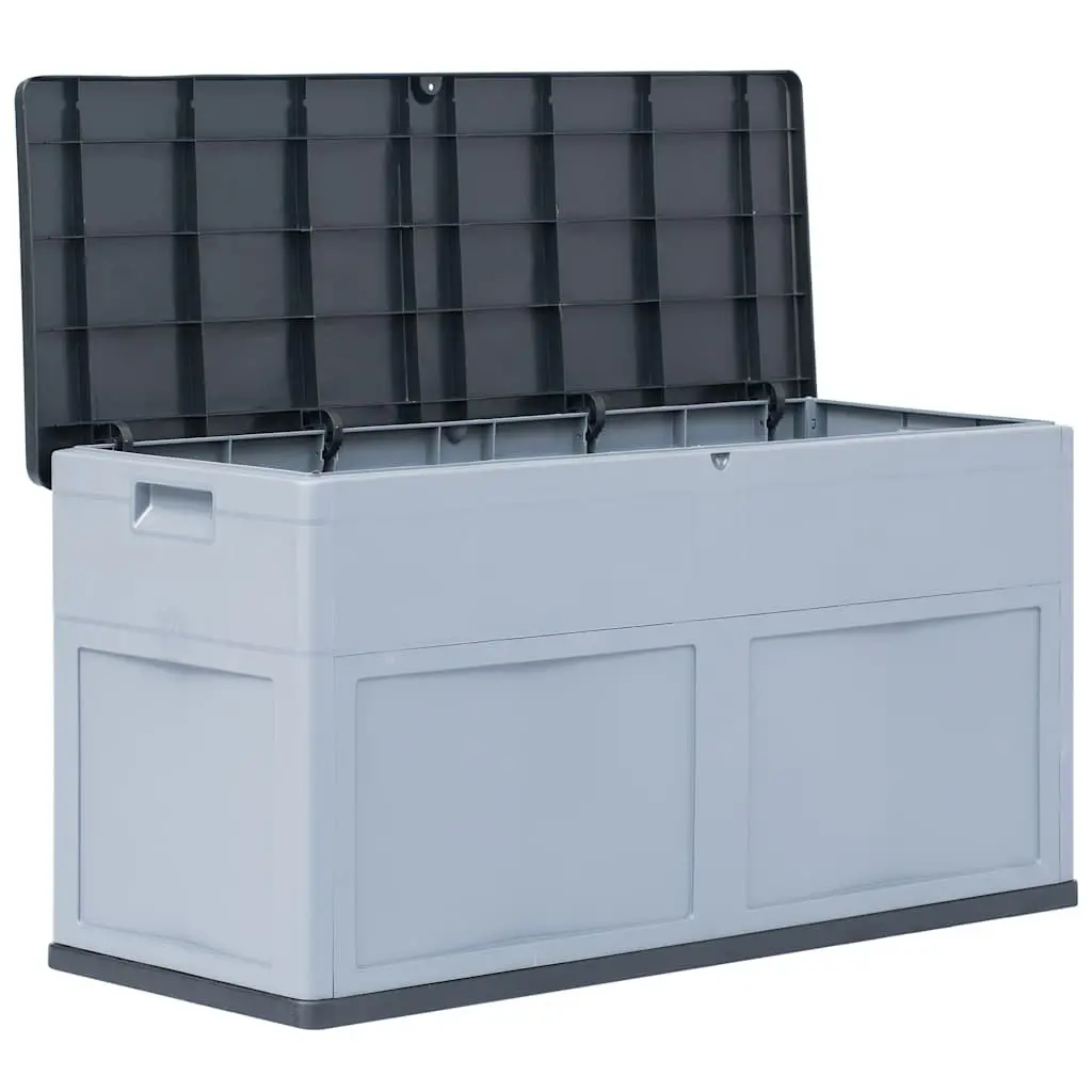 Storage Box Outdoor 320L Weatherproof Plastic Grey