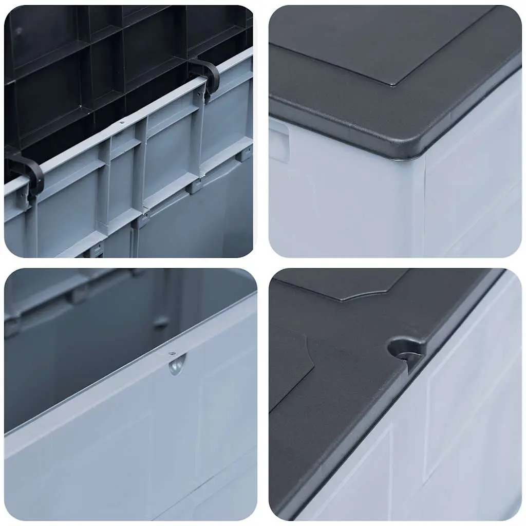 Storage Box Outdoor 320L Weatherproof Plastic Grey