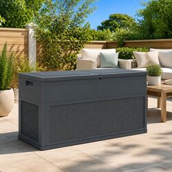 320L Weather-Resistant Storage Box for Indoor and Outdoor