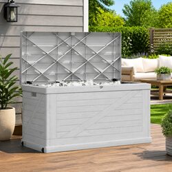 420L Plastic Storage Box for Indoor and Outdoor Use