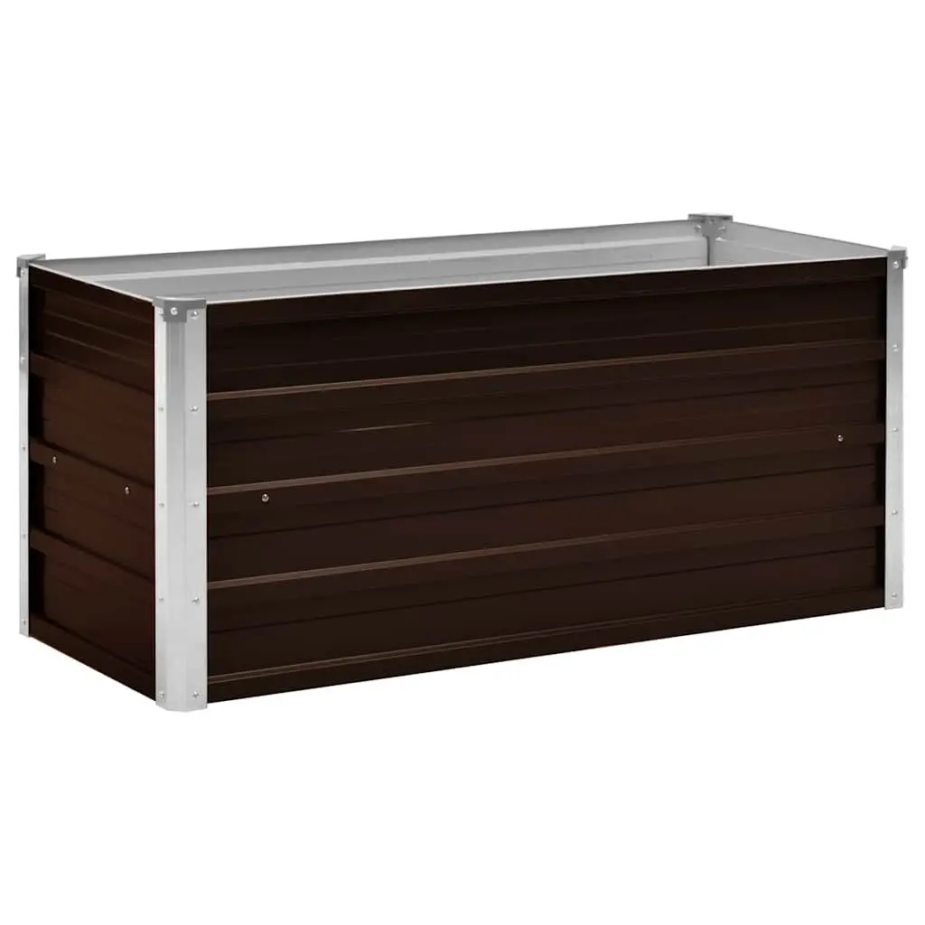 Galvanised Raised Garden Bed 100x40x45cm