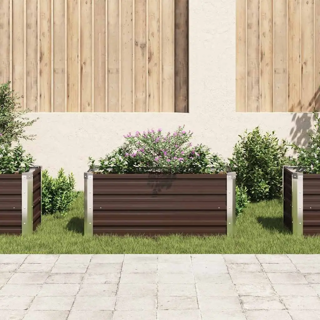 Galvanised Raised Garden Bed 100x40x45cm