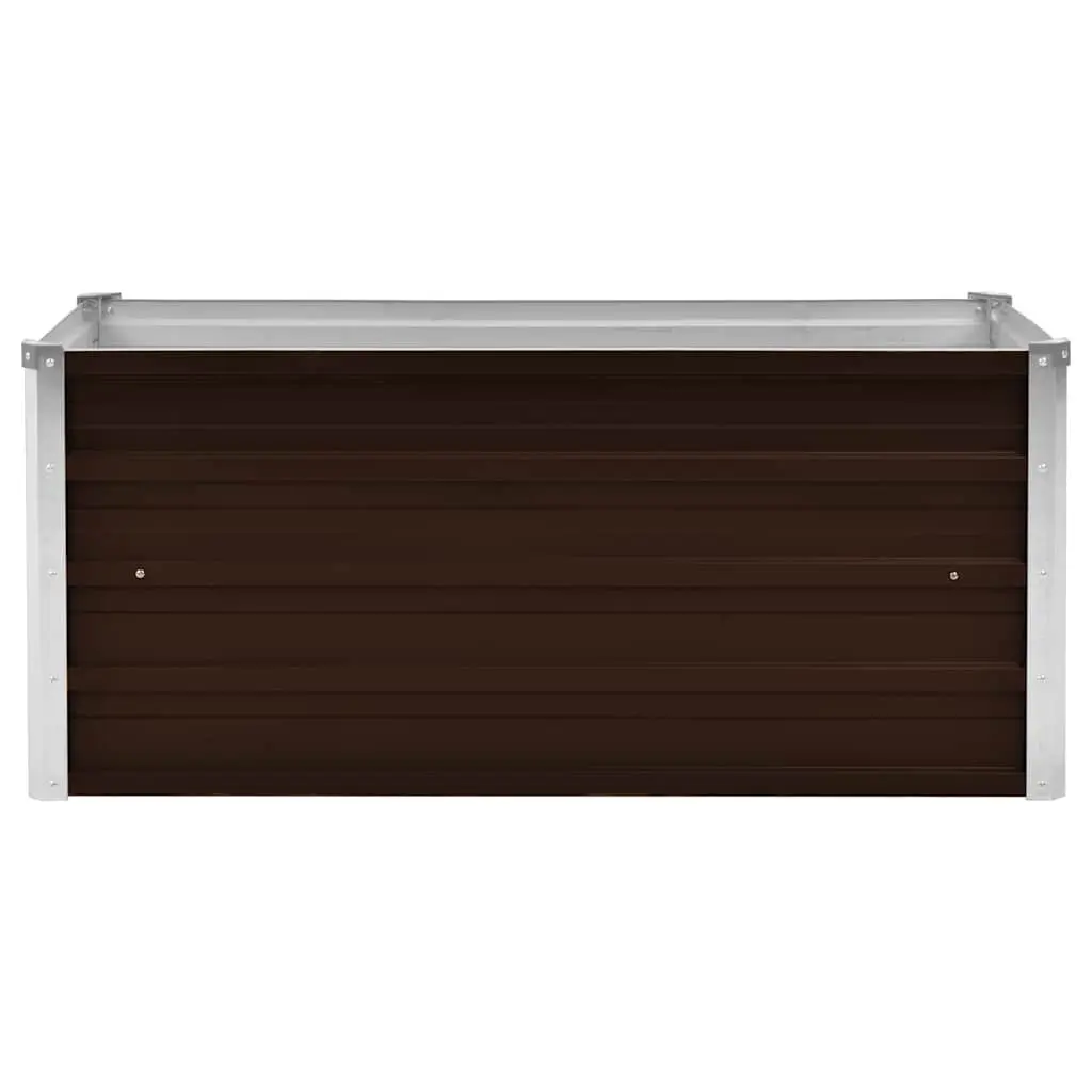 Galvanised Raised Garden Bed 100x40x45cm
