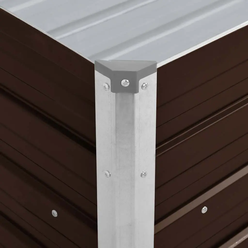 Galvanised Raised Garden Bed 100x40x45cm