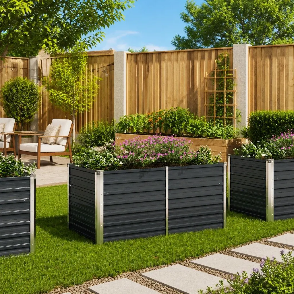 Raised Garden Bed 160x80x77 cm