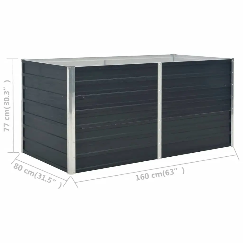Raised Garden Bed 160x80x77 cm