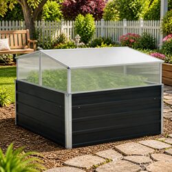 Dimensions and Specs of Anthracite Greenhouse 100x100x77cm