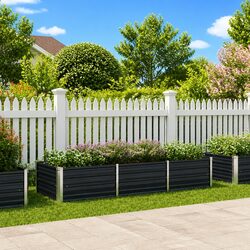 Specifications for Anthracite Raised Garden Bed 240x80x45cm