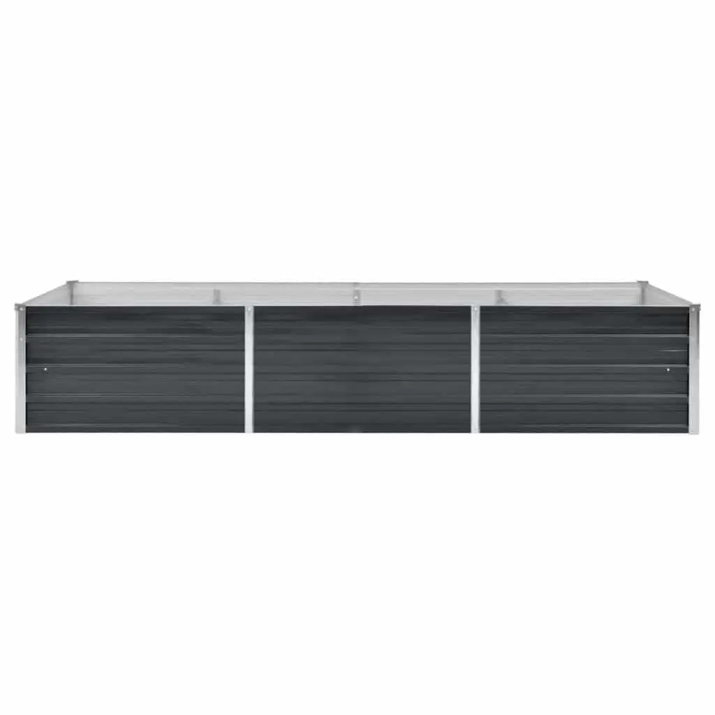 Raised Garden Bed for Outdoor Use 240x80x45cm Galvanised Steel Planter Box