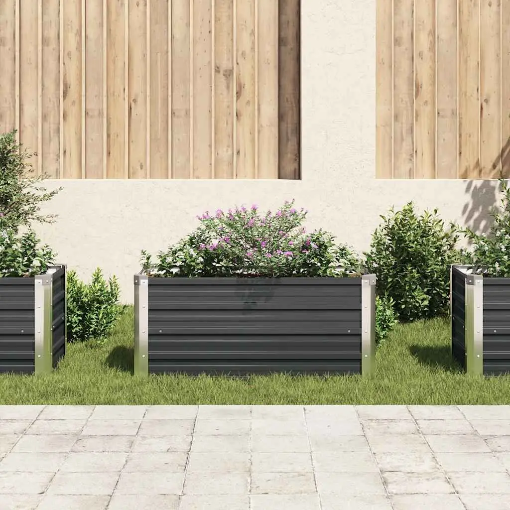 Anthracite Raised Garden Bed Planter