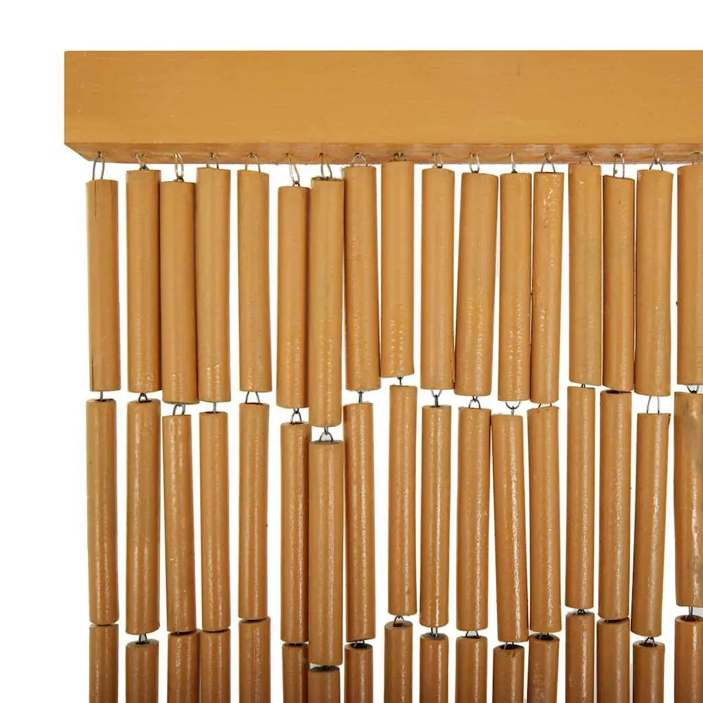 Bamboo Insect Door Curtain for Apartments Bars Patios Balconies 90 x 200 cm Multicolour