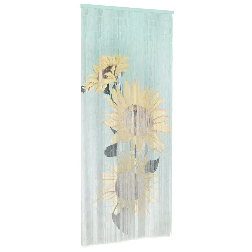 Bamboo Insect Door Curtain for Patio Multicolour 90x200 cm