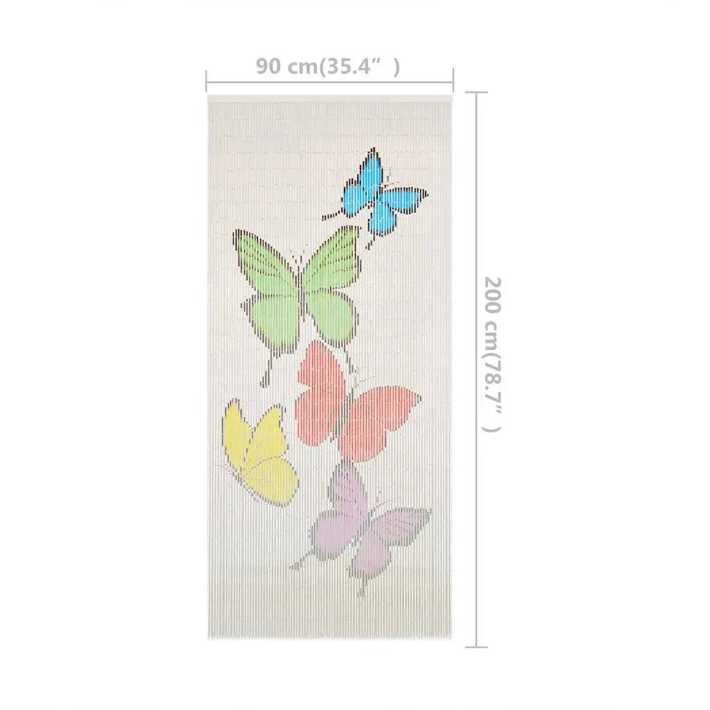 Bamboo Insect Door Curtain 90x200 cm
