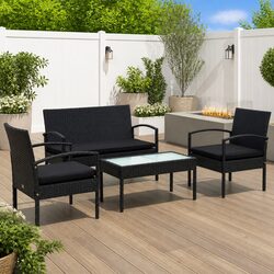 4-Piece Outdoor Lounge Set Specifications and Features