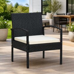 Specifications of the Black Outdoor Garden Armchair