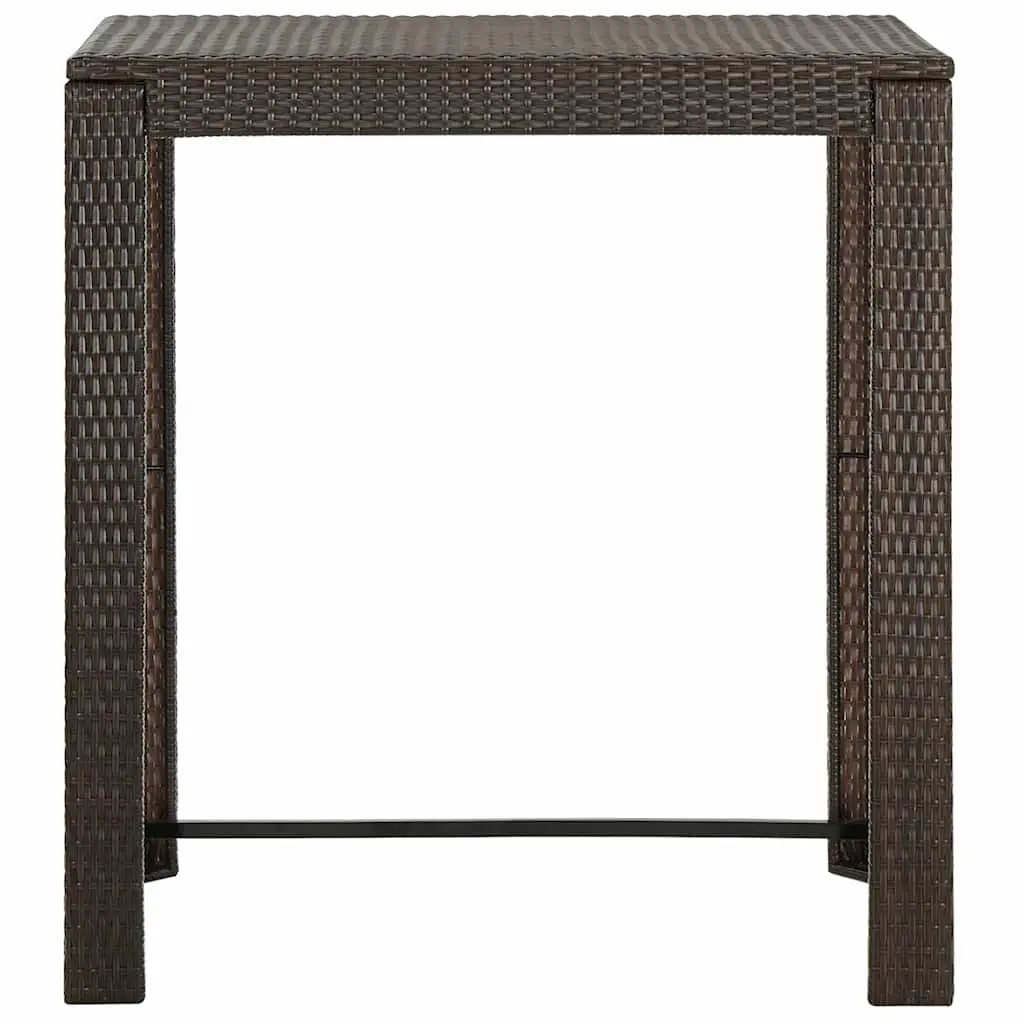 Brown Outdoor Bar Table