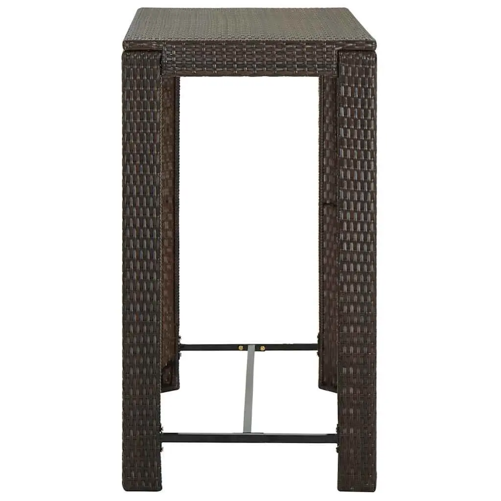 Brown Outdoor Bar Table