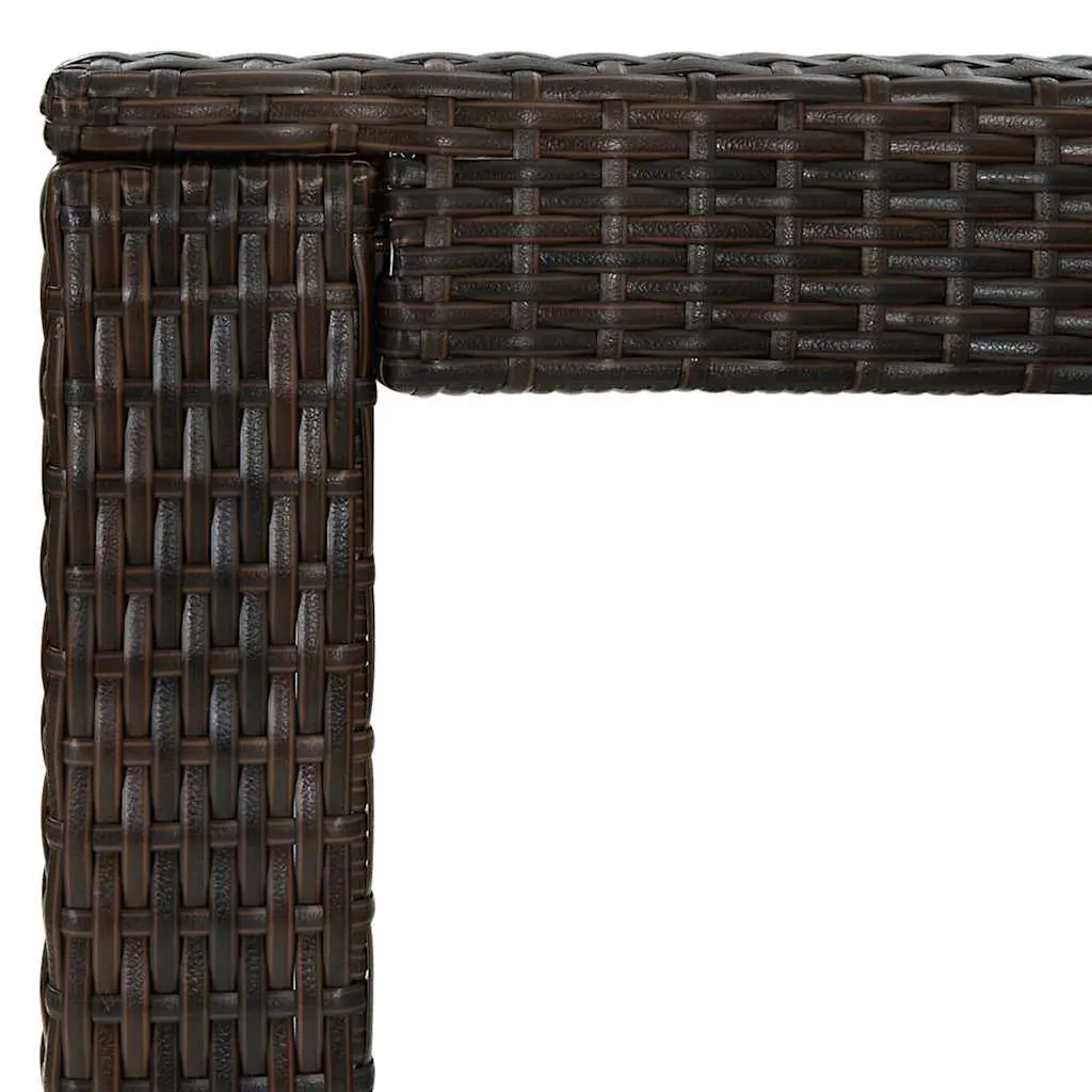 Brown Outdoor Bar Table