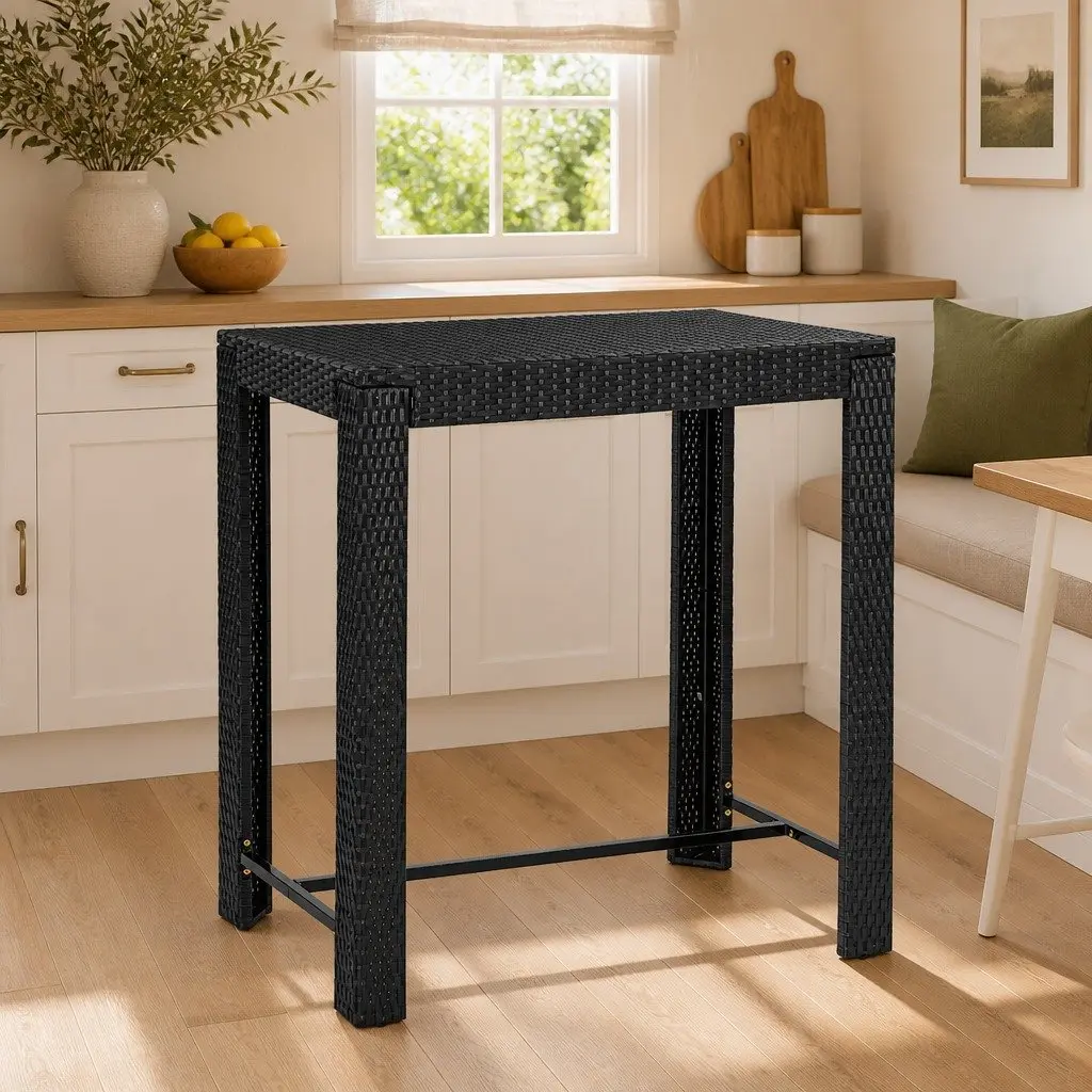 Black Bar Table for Outdoor Use