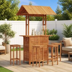 Outdoor Bar Table Dimensions: 113 x 106 x 217 cm